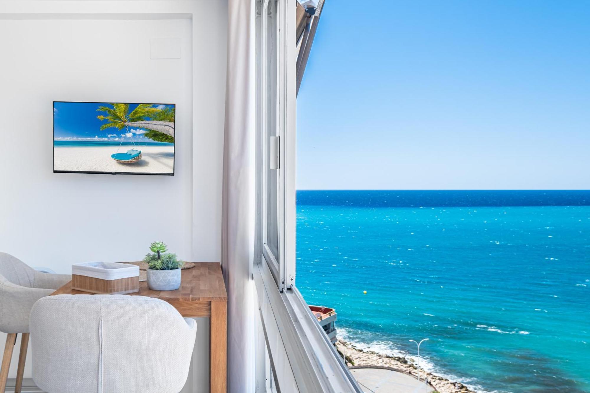 Atalaya Beach Apartments Sea View Finestrat Eksteriør bilde
