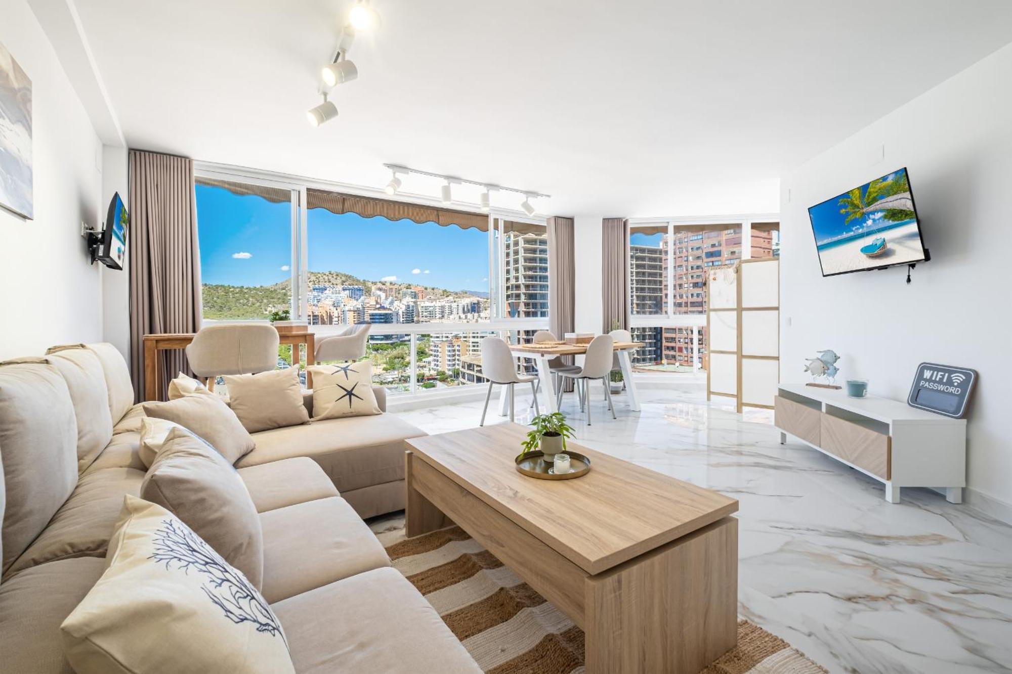 Atalaya Beach Apartments Sea View Finestrat Eksteriør bilde